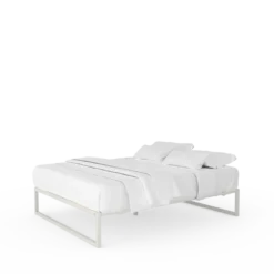 Stalen bedframe °01 | Wit 160 x 220 cm