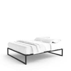 Stalen bedframe °01 | Zwart 140 x 200 cm
