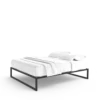 Stalen bedframe °01 | Zwart 140 x 210 cm