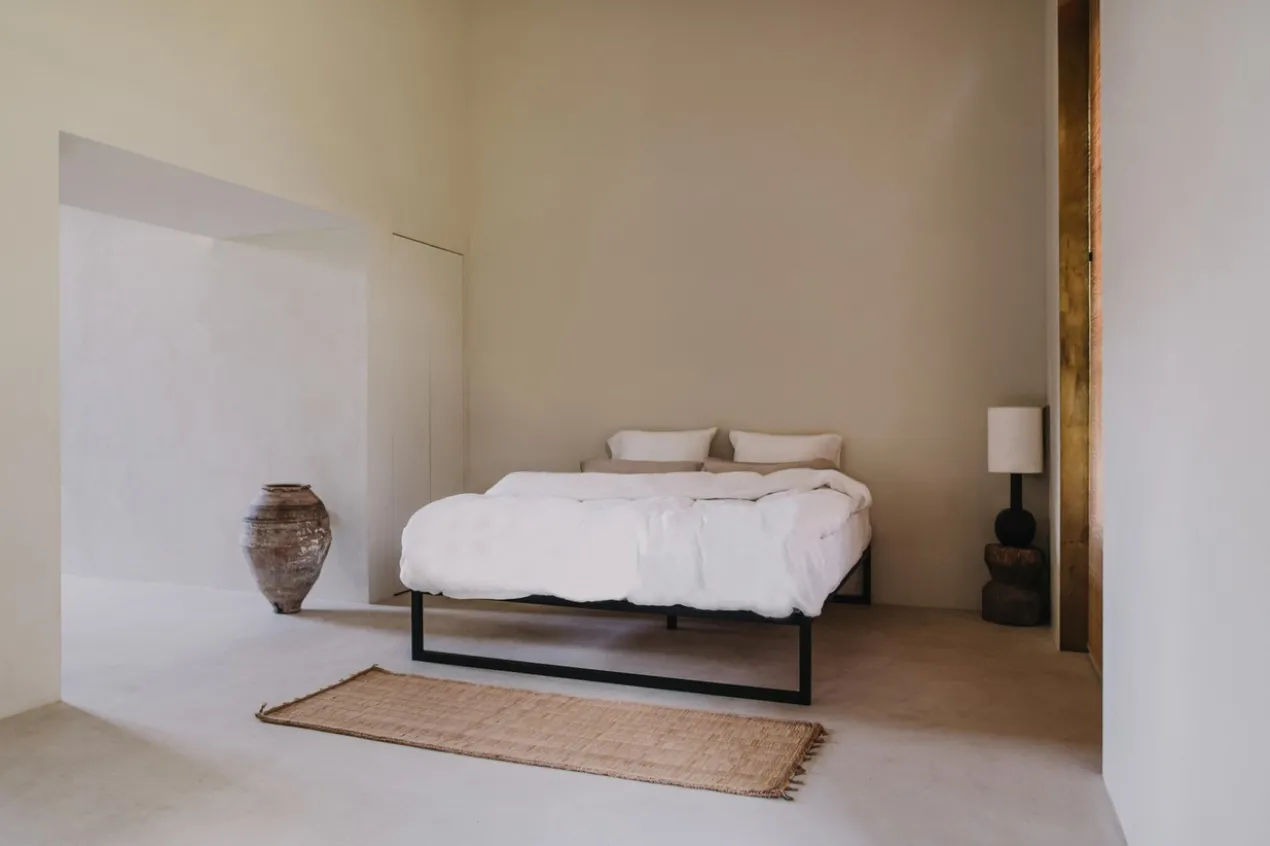 Stalen bedframe °01 | Zwart 200 x 200 cm