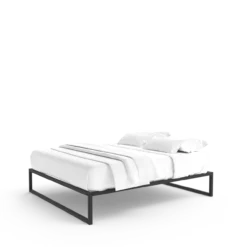 Stalen bedframe °01 | Zwart 200 x 210 cm