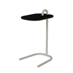 Stand by Me bijzettafel Oak Black (49cm hoog) - RAL1013 Pearl White