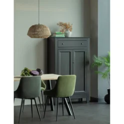2-standen poot vierkant kd metaal 1 stuks