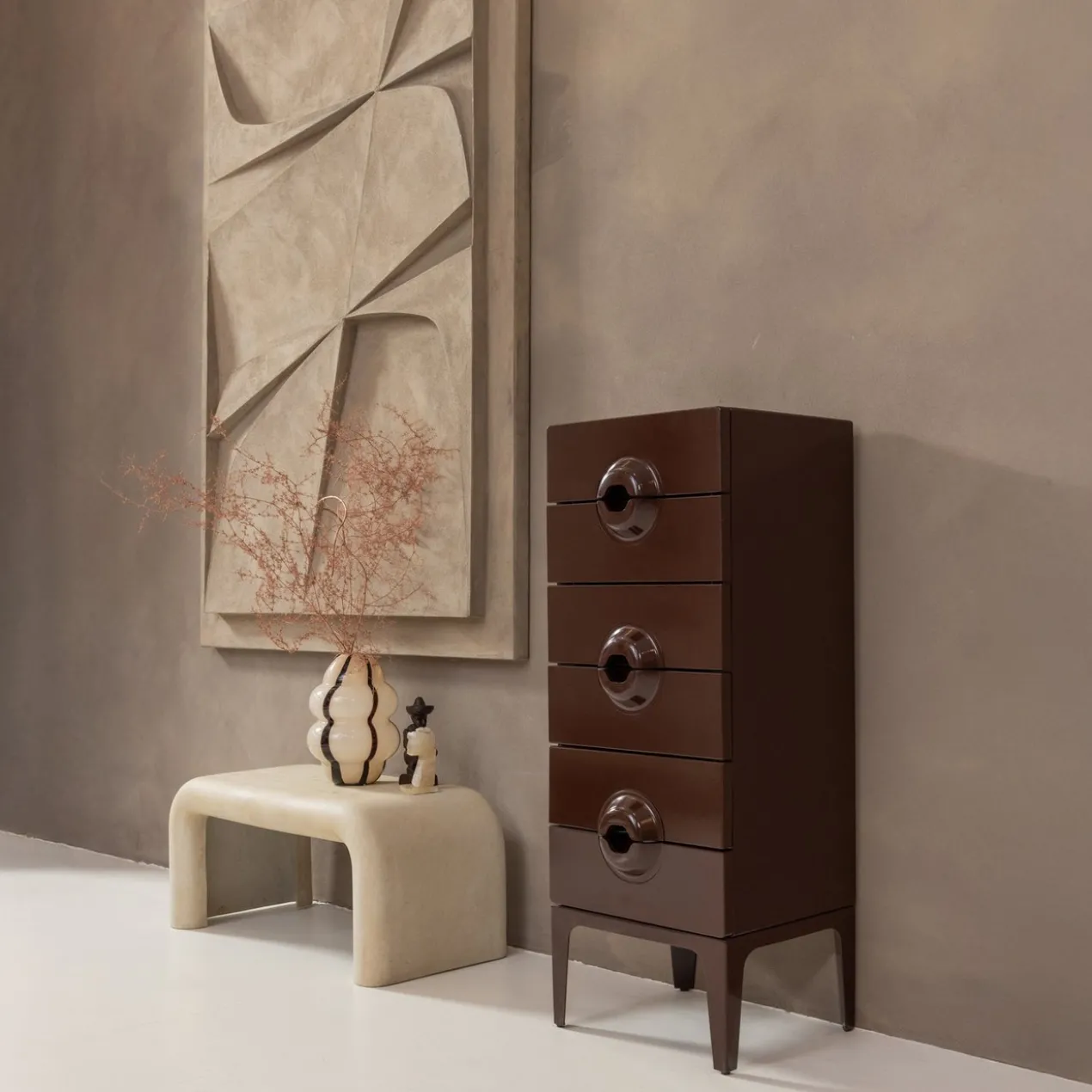 Stani salontafels betonlook naturel - set van 2