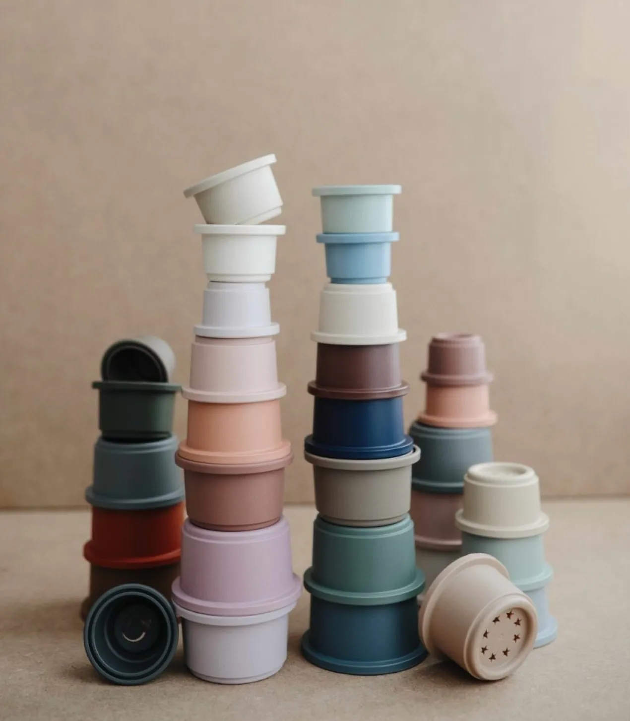 Stapelbekers pastel
