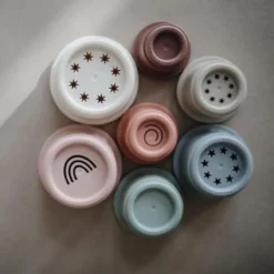 Stapelbekers pastel
