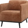 Statement fauteuil met arm chenille velvet terra