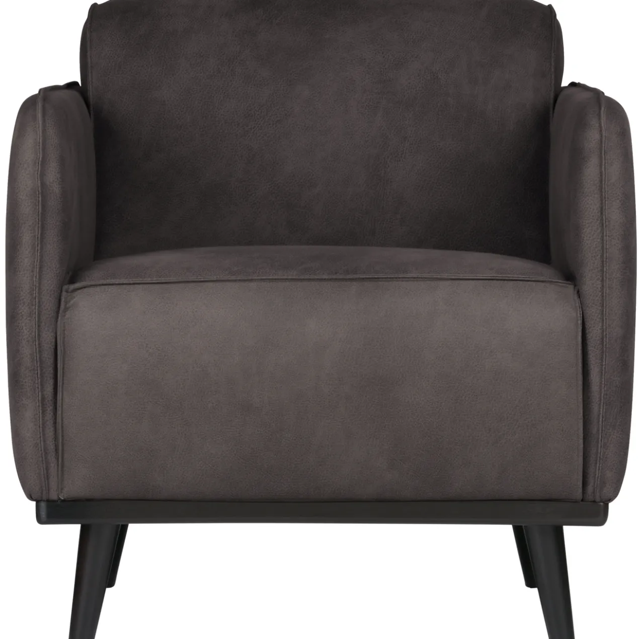 Statement fauteuil met arm ecoleer donkergrijs