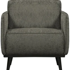 Statement fauteuil met arm structure velvet frost