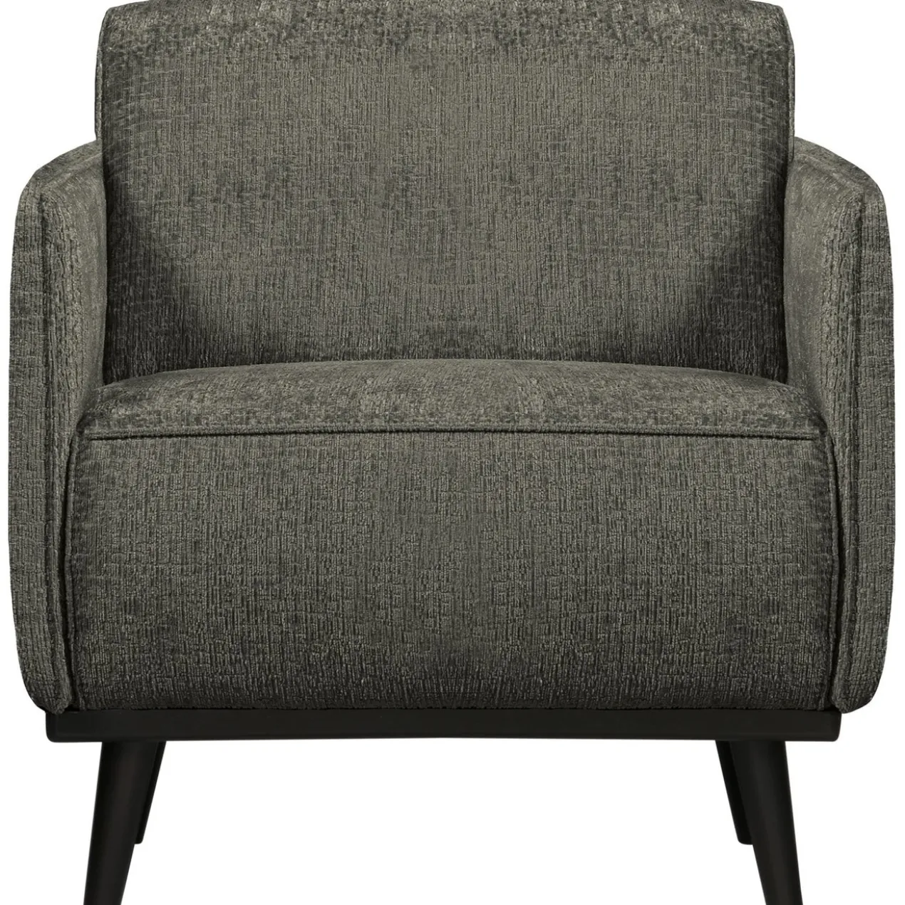 Statement fauteuil met arm structure velvet frost