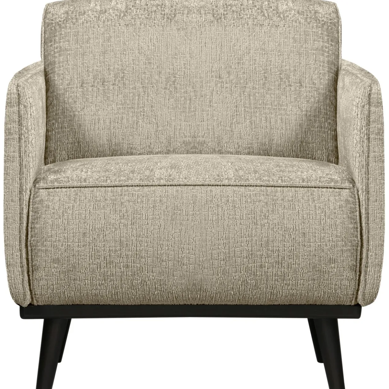 Statement fauteuil met arm structure velvet wheatfield