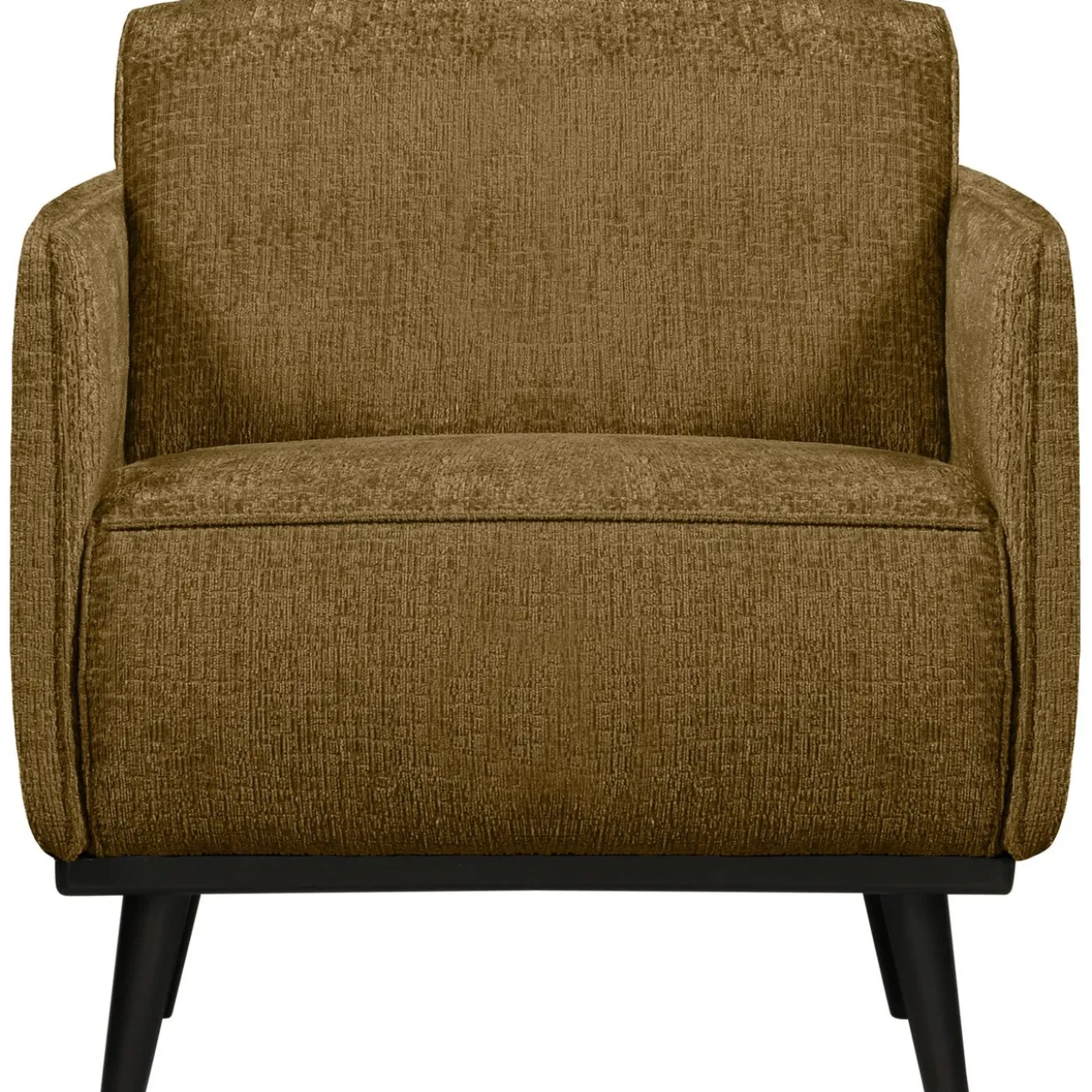 Statement fauteuil met arm structure velvet brass