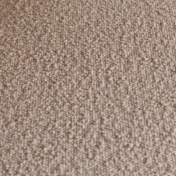 Statement hocker boucle beige