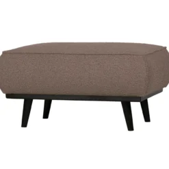 Statement hocker boucle nougat