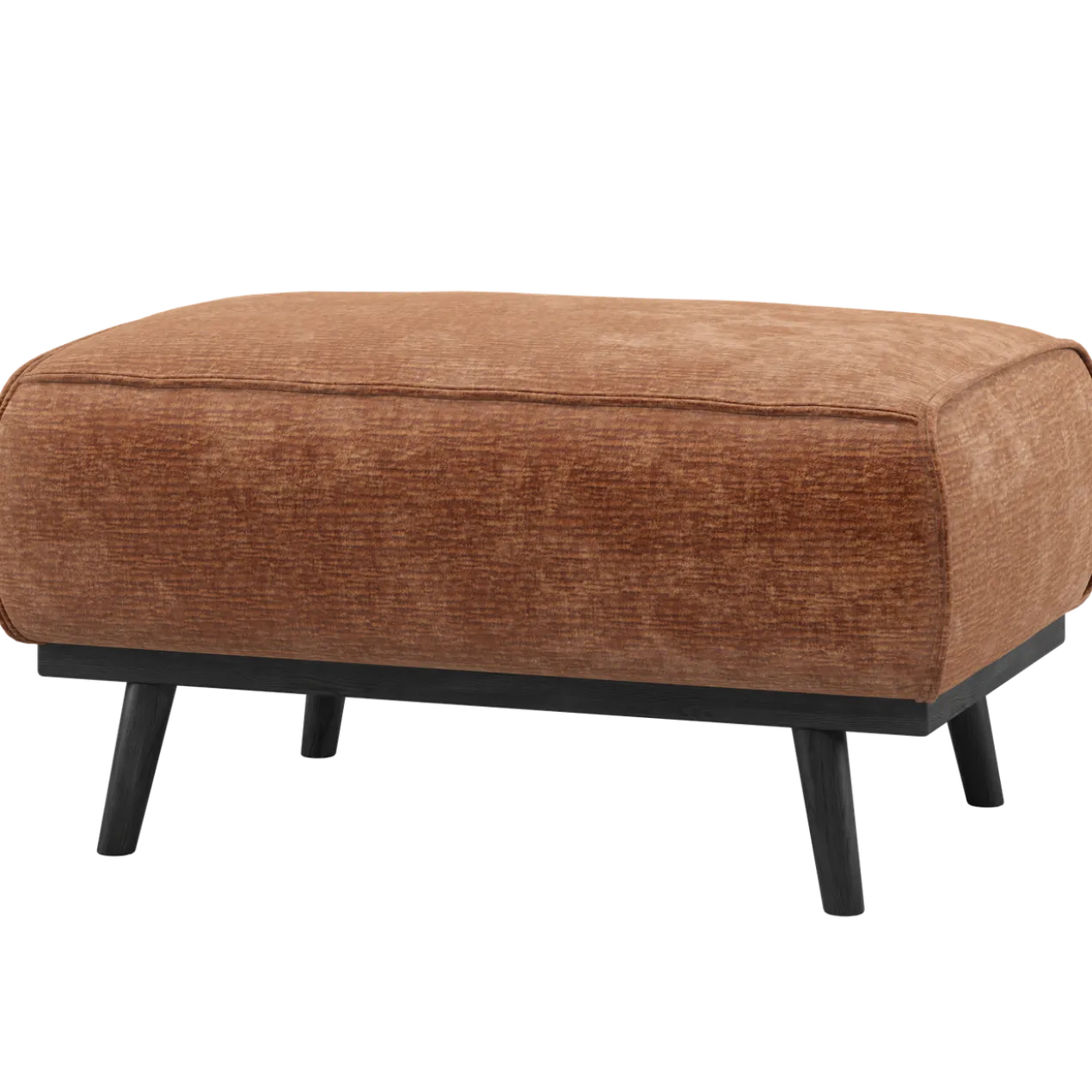 Statement hocker chenille velvet terra