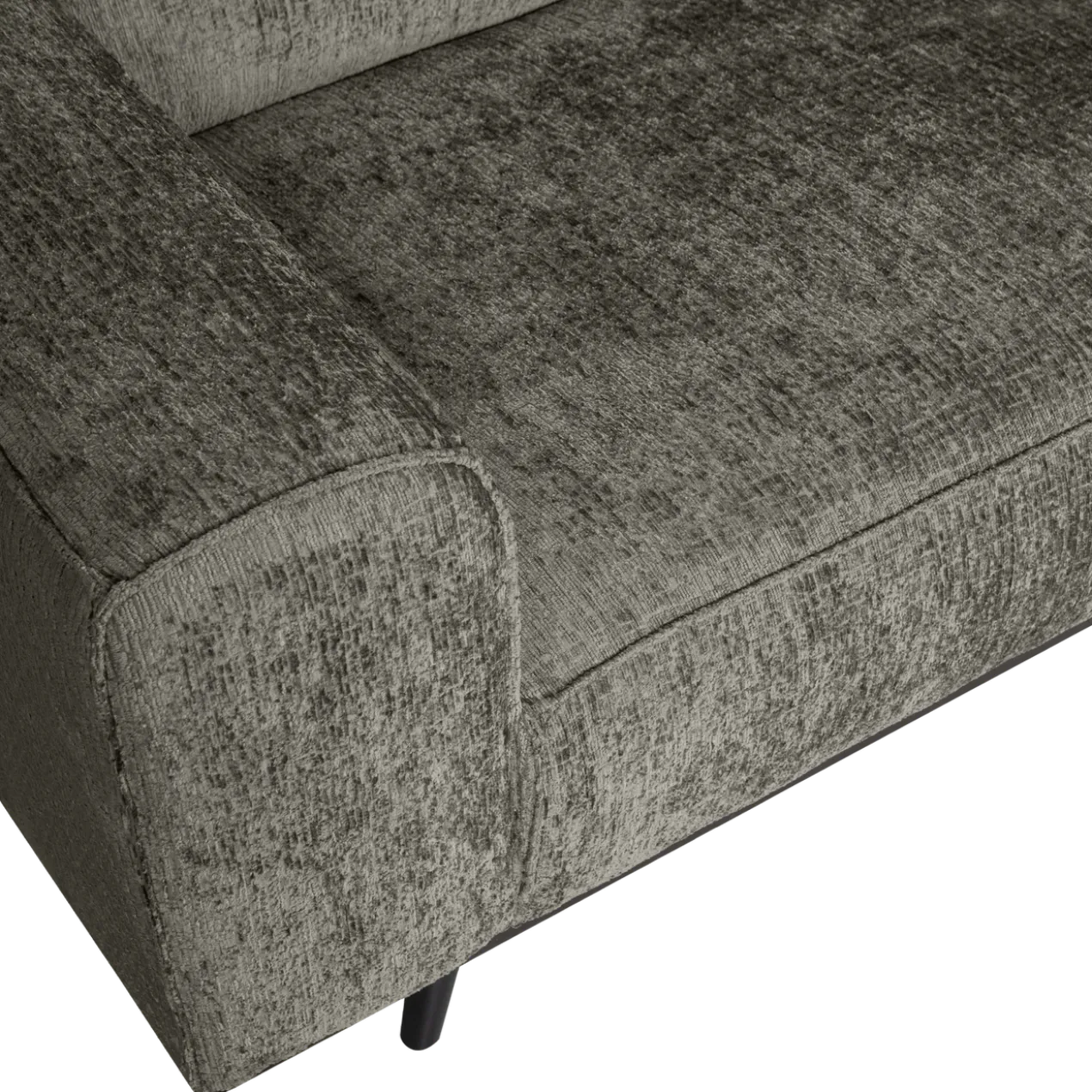 Statement hoekbank rechts structure velvet frost