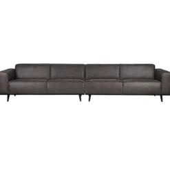 Statement xl 4-zits bank 372 cm ecoleer donkergrijs