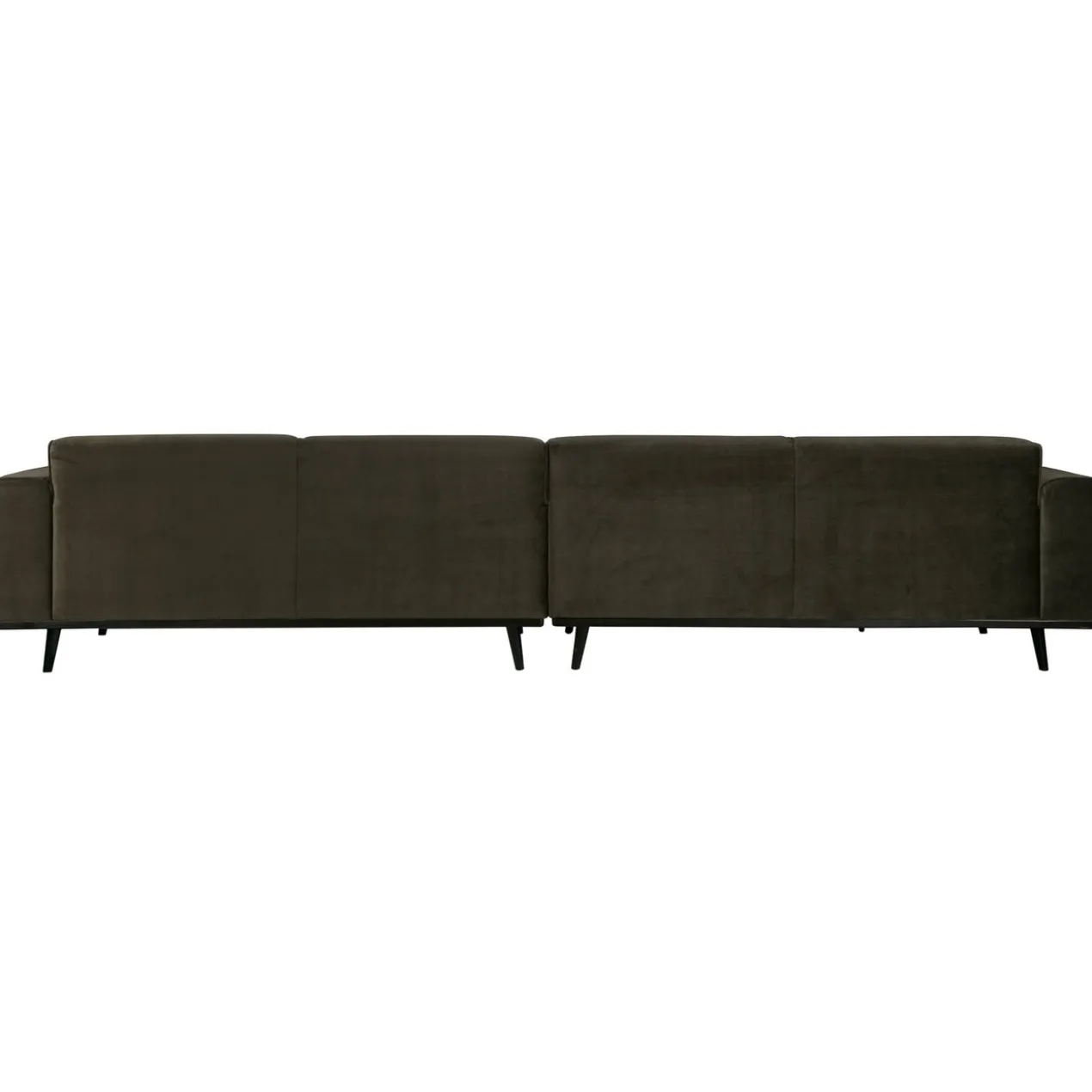 Statement xl 4-zits bank 372 cm velvet warmgroen