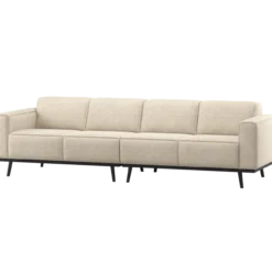 Statement 4-zits bank 280 cm beige melange