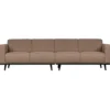Statement 4-zits bank 280 cm boucle nougat