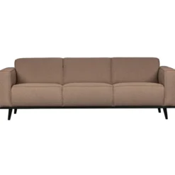 Statement 3-zits bank 230 cm boucle nougat