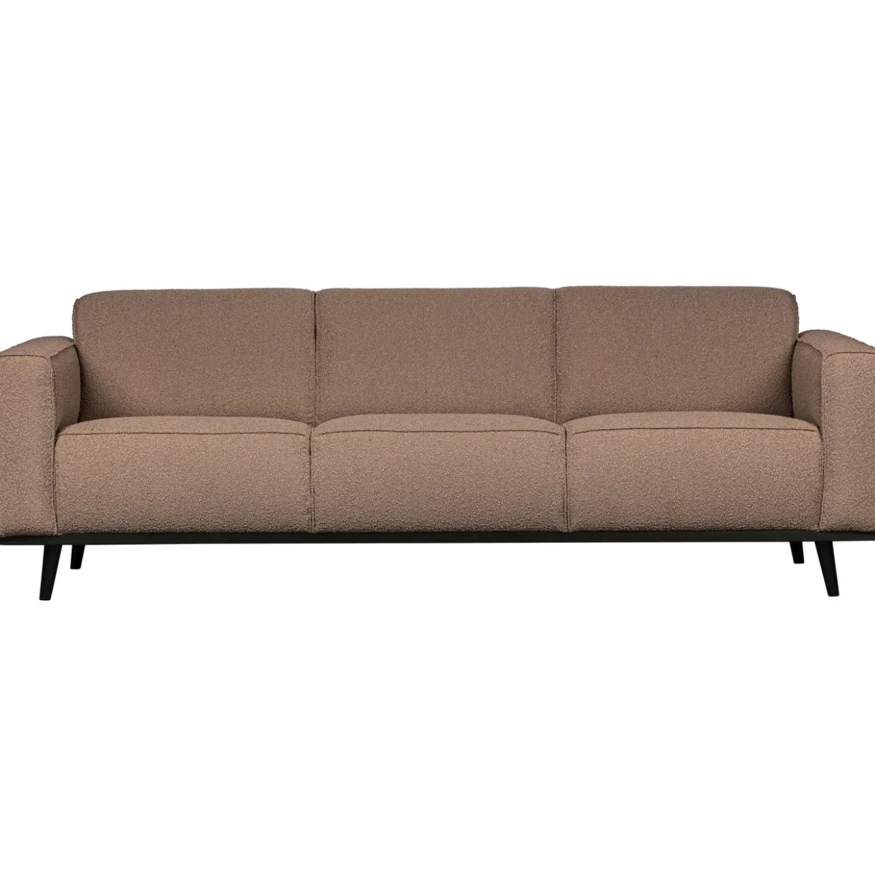 Statement 3-zits bank 230 cm boucle nougat