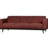 Statement 3-zits bank 230 cm boucle kastanjebruin