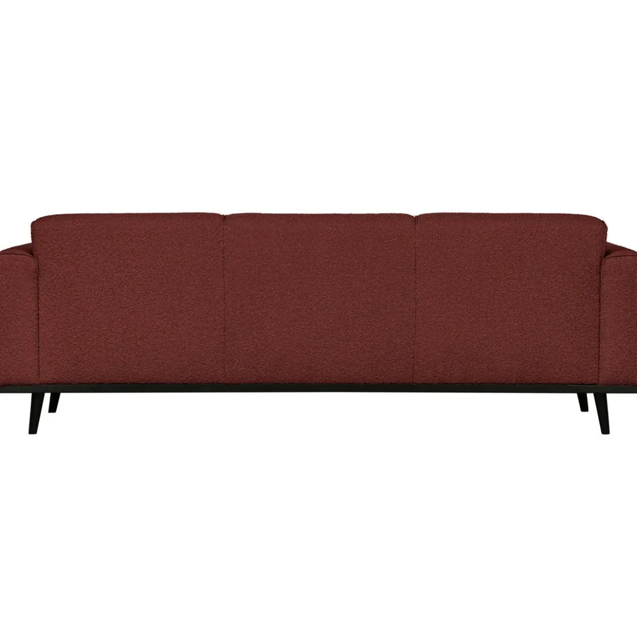 Statement 3-zits bank 230 cm boucle kastanjebruin