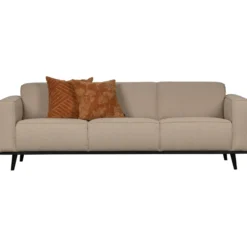 Statement 3-zits bank 230 cm boucle beige