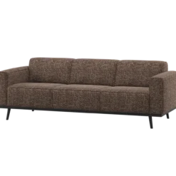 Statement 3-zits bank 230 cm bruin melange