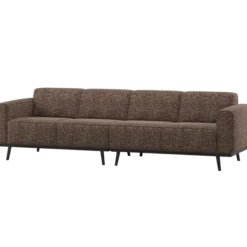 Statement 4-zits bank 280 cm bruin melange
