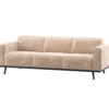Statement 3-zits bank 230 cm chenille velvet naturel