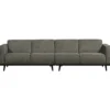 Statement 4-zits bank 280 cm structure velvet frost