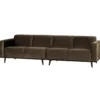 Statement 4-zits bank 280 cm velvet taupe