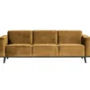 Statement 3-zits bank 230 cm velvet honinggeel