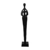 Statue aluminium black