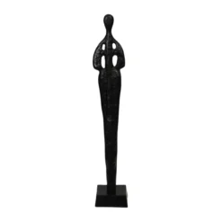 Statue aluminium black