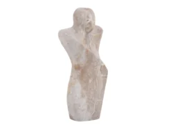 Statue Male abstract marble brown