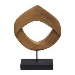 Statue Paulownia Wood Brown