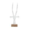 Statue Reindeer Head matt white