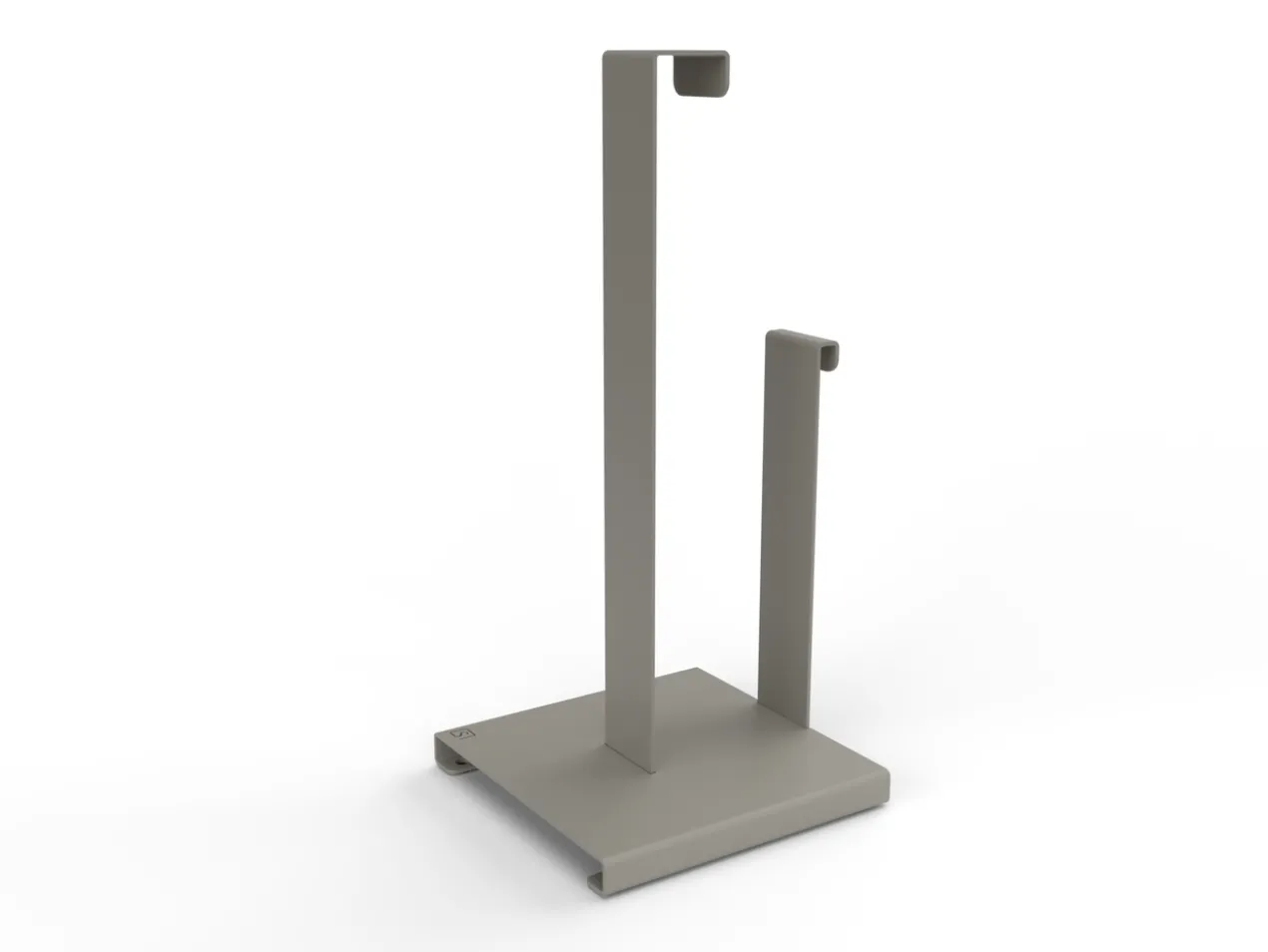 Steellish Keukenrolhouder Lichtgrijs