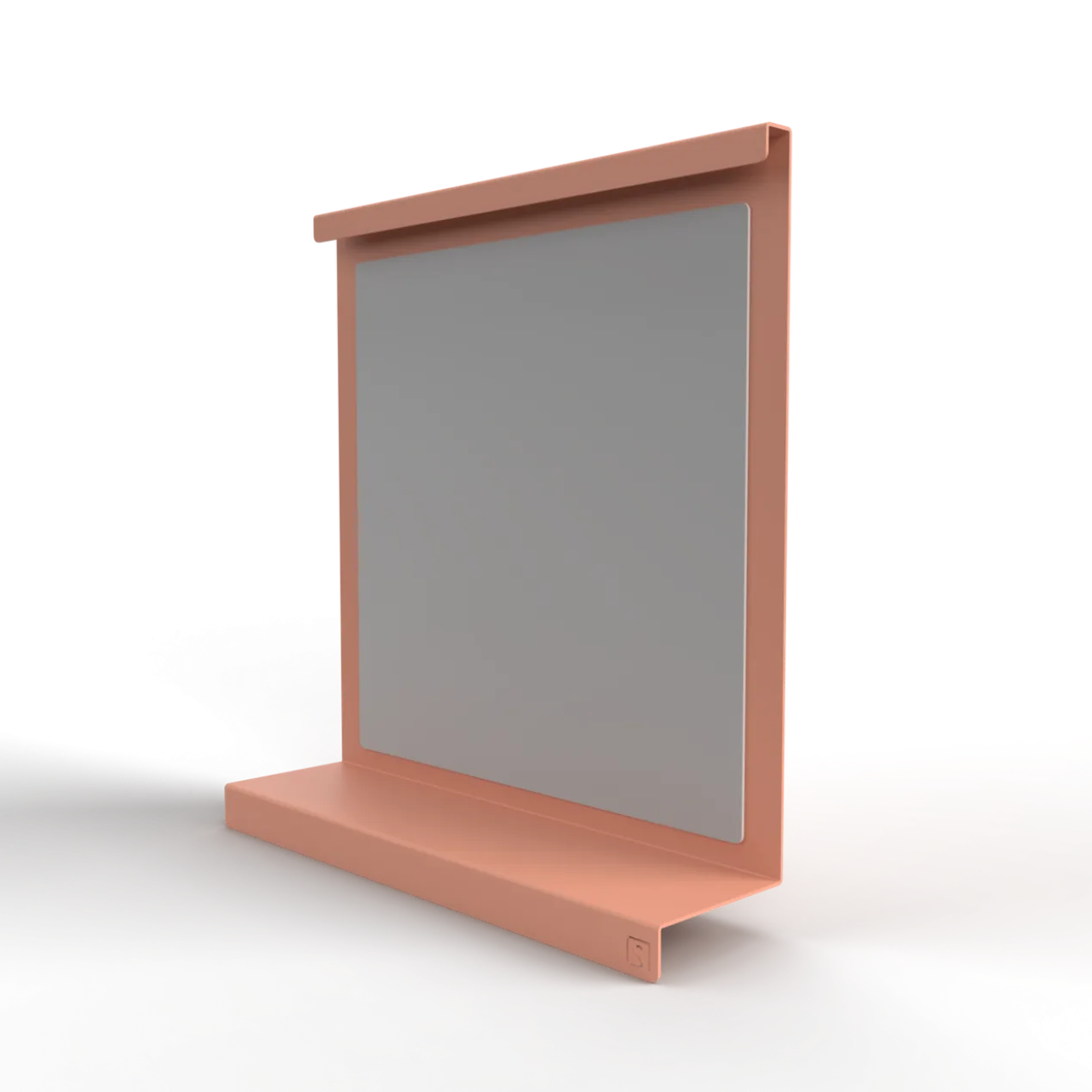 Steellish spiegel Murano S Beige Rood