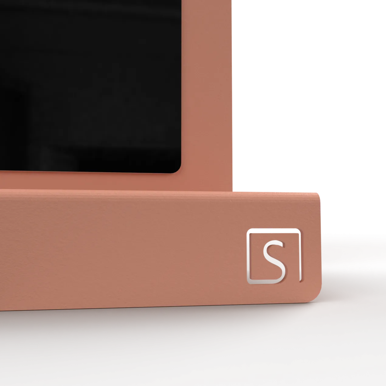 Steellish spiegel Murano S Beige Rood