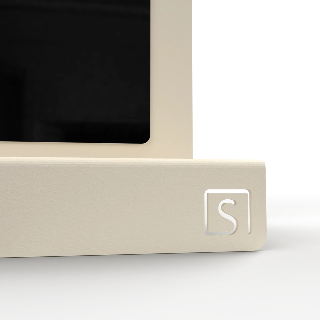 Steellish spiegel Murano S Parelwit