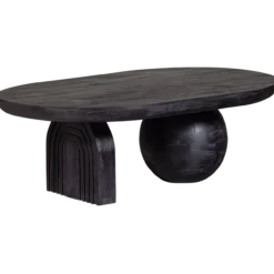 Steppe salontafel mangohout zwart