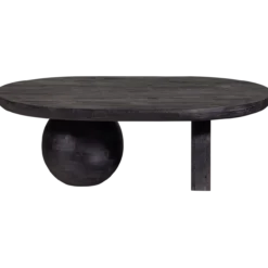 Steppe salontafel mangohout zwart