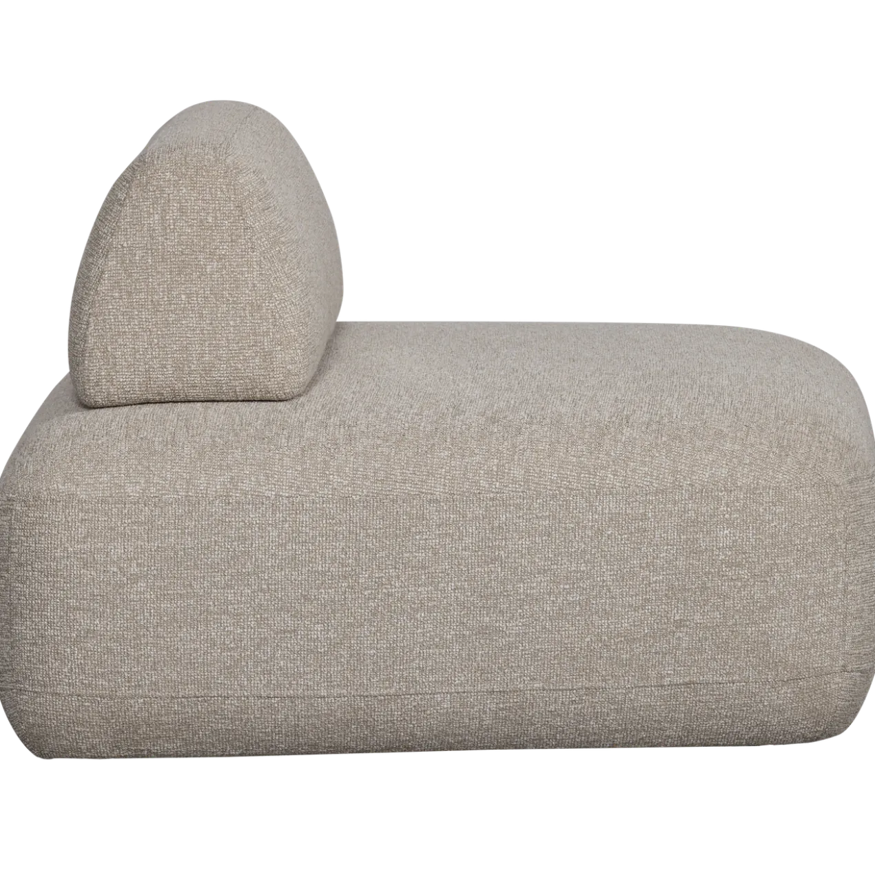 Sterck fauteuil met verplaatsbare rugleuning boucle naturel
