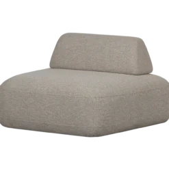 Sterck fauteuil met verplaatsbare rugleuning boucle naturel