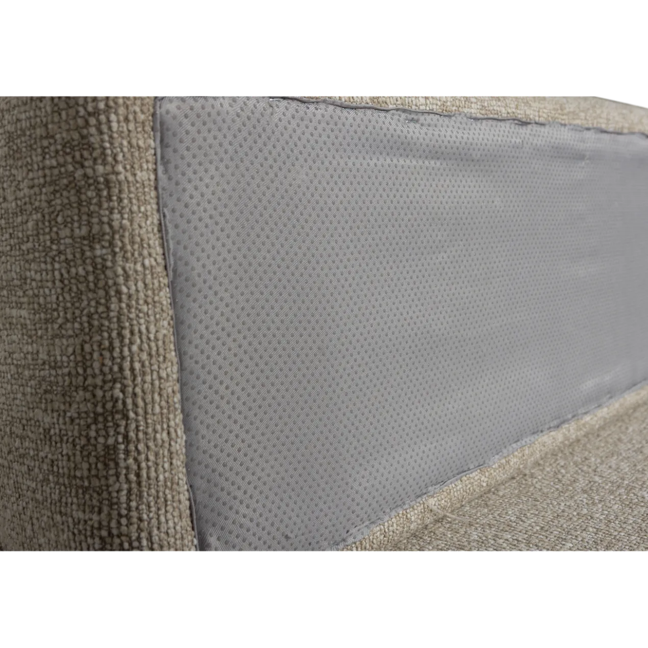 Sterck fauteuil met verplaatsbare rugleuning boucle naturel