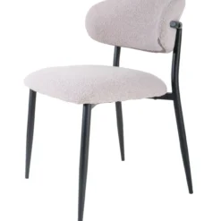 Stoel Dion boucle naturel